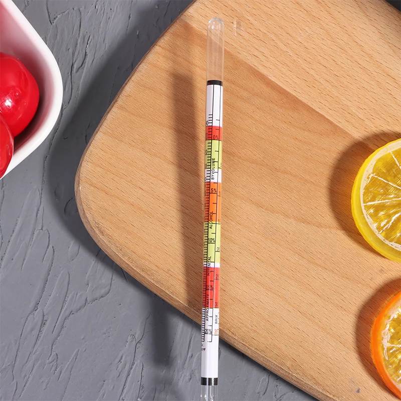 Triple Scale Hydrometer Self Brewed Wine Sugar Meter Alcohol Measuring For Home Brewing Making Beer Wine Mead Ale Craft