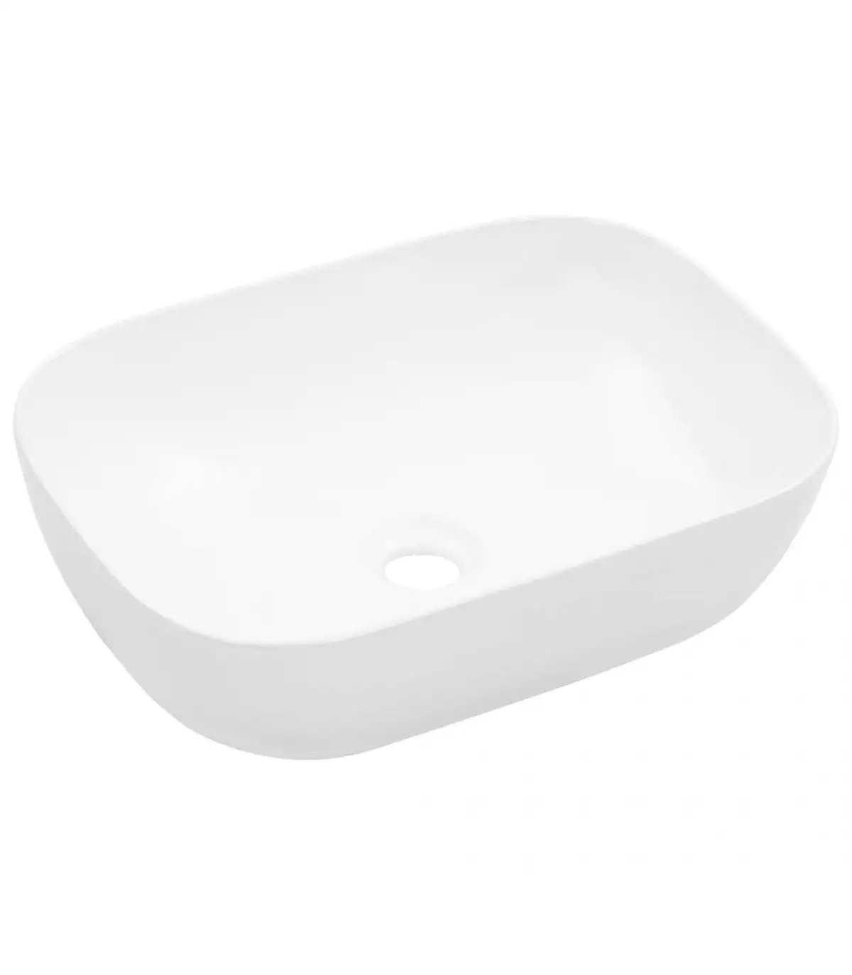 Washbasins basin 45,5x32x13 cm white ceramic