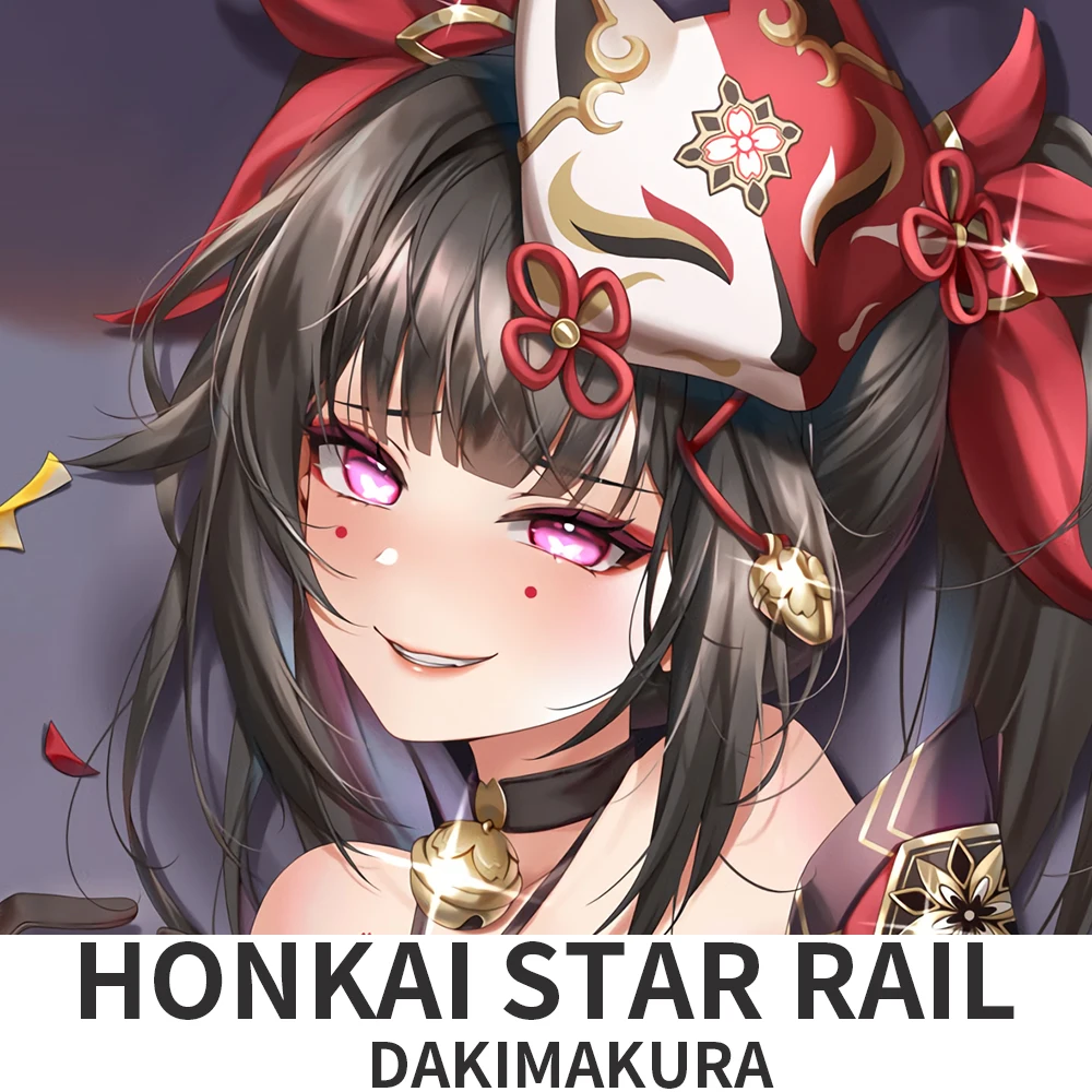 Dakimakura Honkai Star Rail Sparkle Anime Style Pattern Pillow Cover Sofa Bed Cushion Case