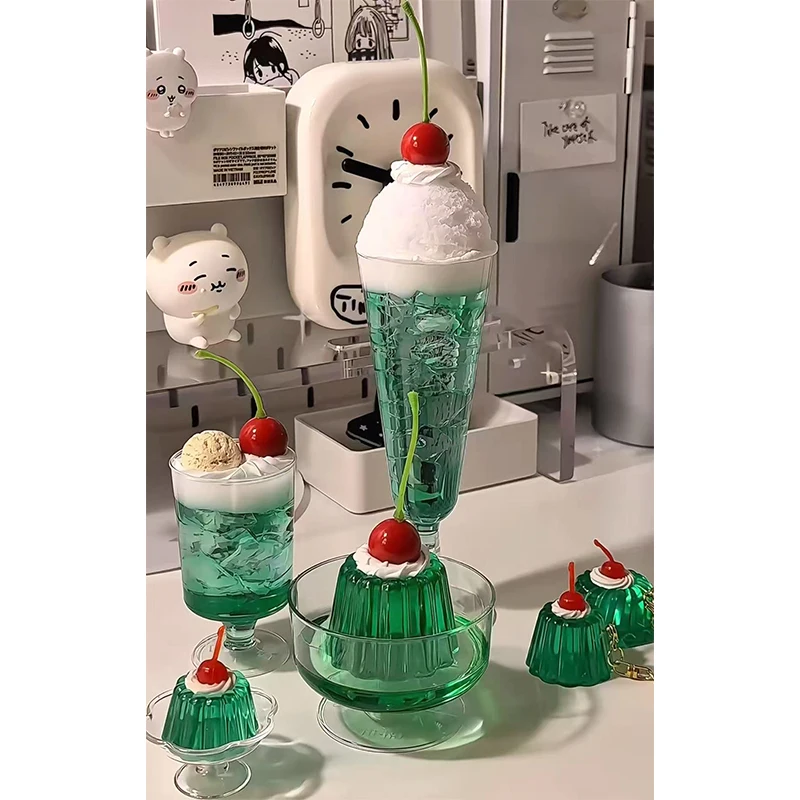 Joyería de té de estilo japonés Retro, miel antigua, melón, familia, gelatina de Soda, bonito regalo para chica, accesorios para fotos, decoración familiar del bosque