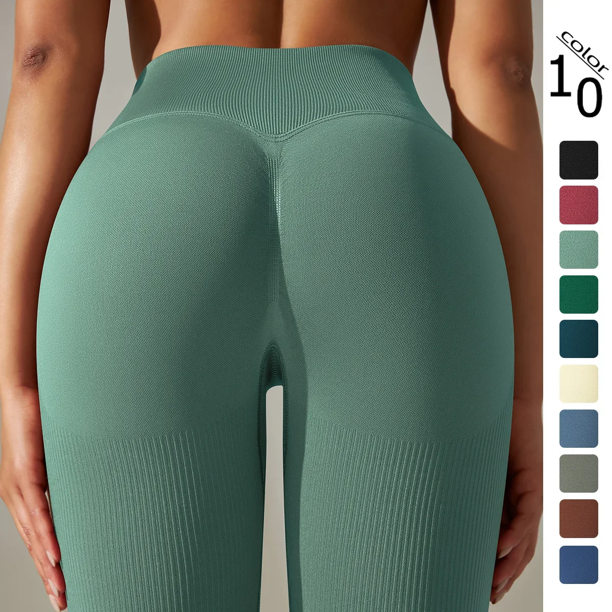 

Women Yoga Leggings Hips Lifting Gym Legging Seamless Sports Pants High Waist Fitness Leggings Bubble Butt Workout Running Pants