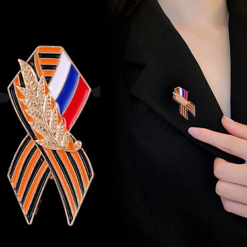 Soviet Metal Patriotic Badge Bronze Film and Television Prop Commemorative Badge brooch Collection Pin