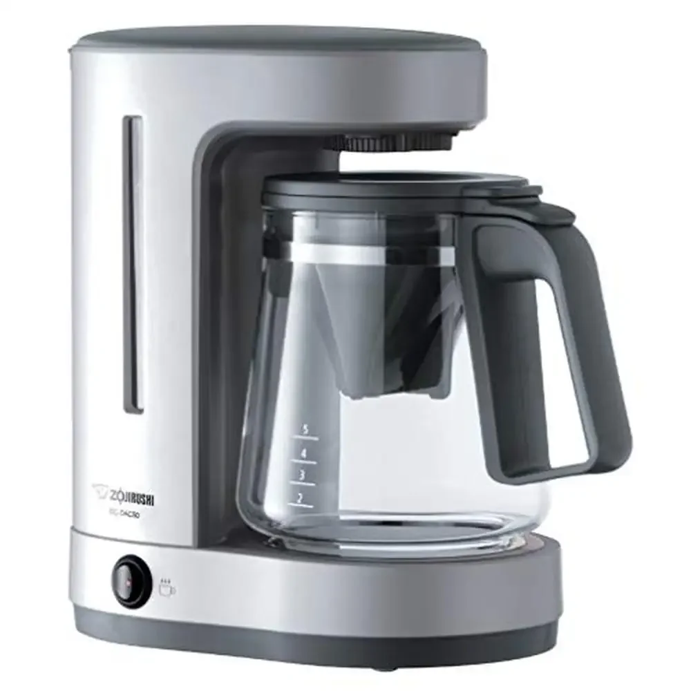 

Drip Coffeemaker Manual 5-Cup 650W 110V Silver Plastic Zutto