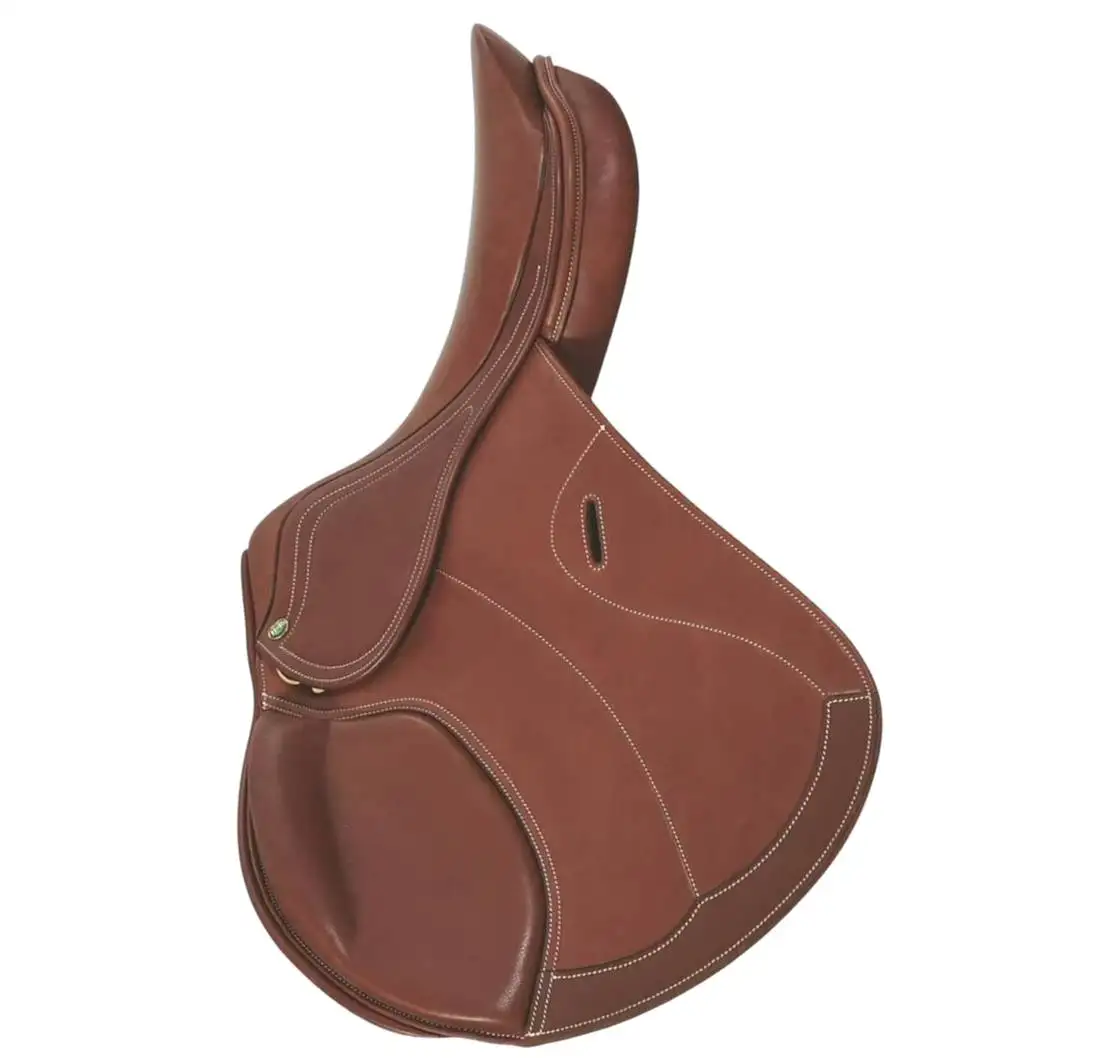 Custom-Made Soft Padded Leather Horse Saddle Complete Veterinary Riding Kit with Adjustable Straps Secure Grip for Large Animals