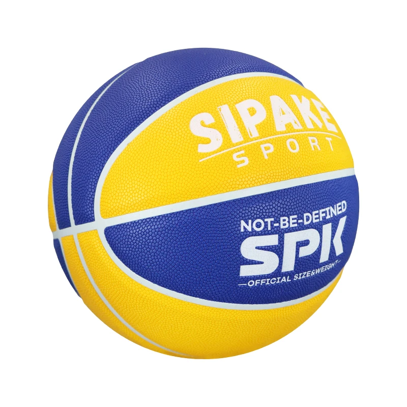 SIPAKE Basketball Size 7 สีขาว สีเขียว PU Outdoor Indoor Ball Women's Youth Men's Competition Training Basketball