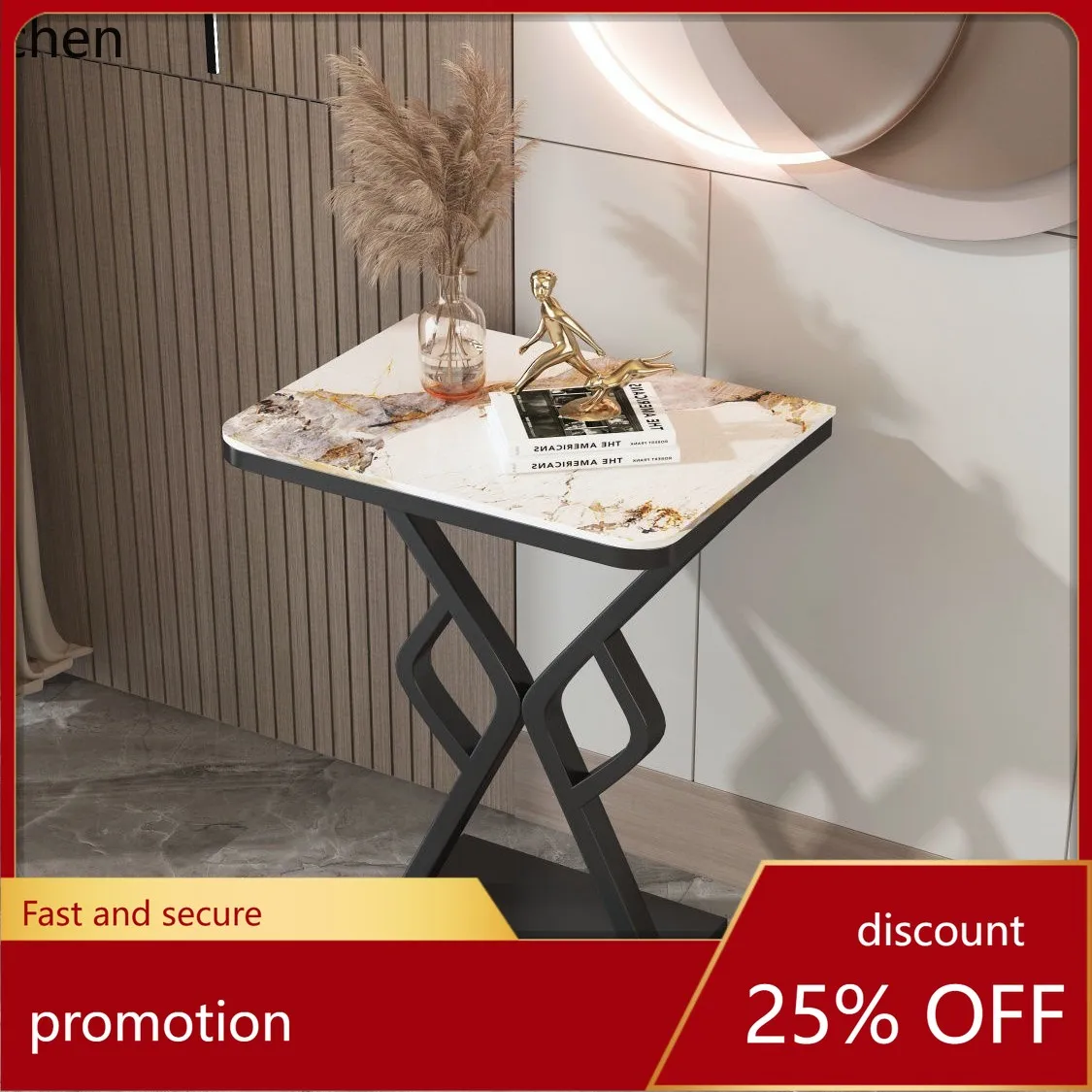 

HXL Rock Plate Flower Stand Living Room Wall-Mounted Floor Flower Pot Stand