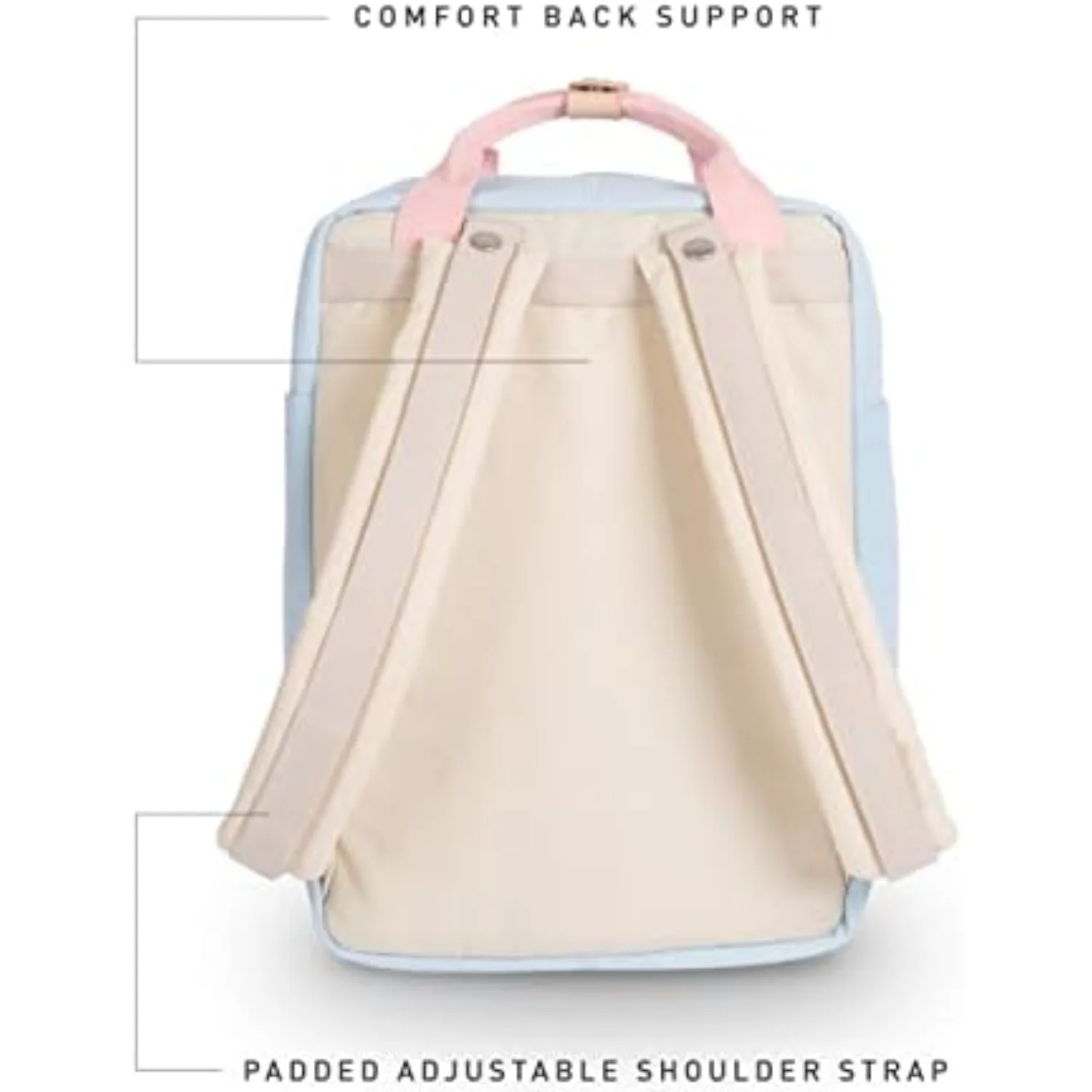 

Doughnut Macaroon 16L Lightweight Casual Daypacks Backpack