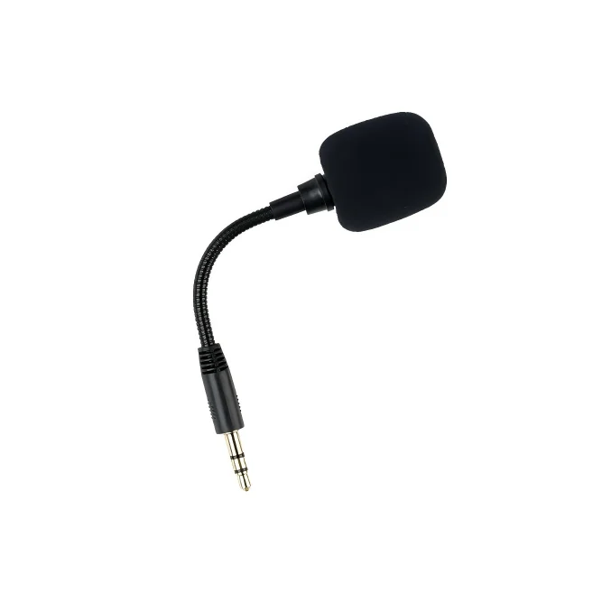 mini Insert-type Microphone, TRS, 3.5mm, Stereo Audio Transmission, For Cell Phone Laptop Recorder