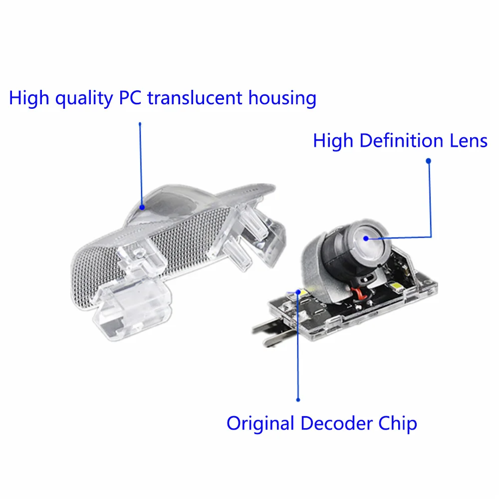 2 sztuk światła drzwi samochodu projektor do Logo dla Lexus GS GS250 350 300h GX ES jest LC LS LX RX RC serii LED emblematy lampy samochodowe
