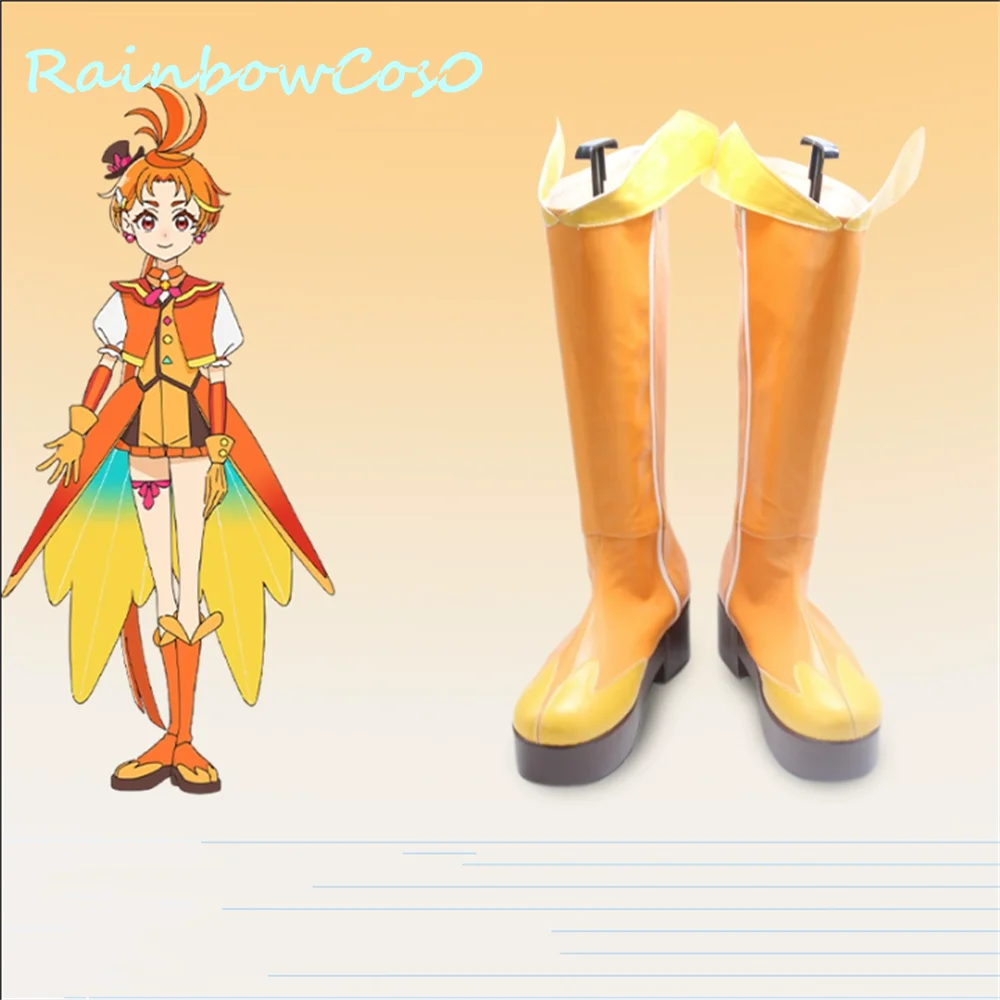 Pretty Cure Precure Hanging sky! Cure Wing Cosplay Shoes Boots Game Anime Carnival Party Halloween Chritmas Rainbowcos0 W3062