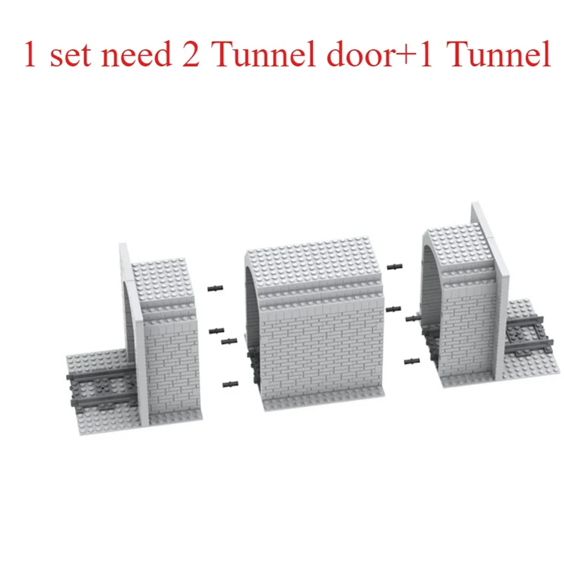 MOC Train Track Motor Technology Building Blocks Parts Power Functions Assembled Carriage DIY RC Model Bricks Toys Accessories