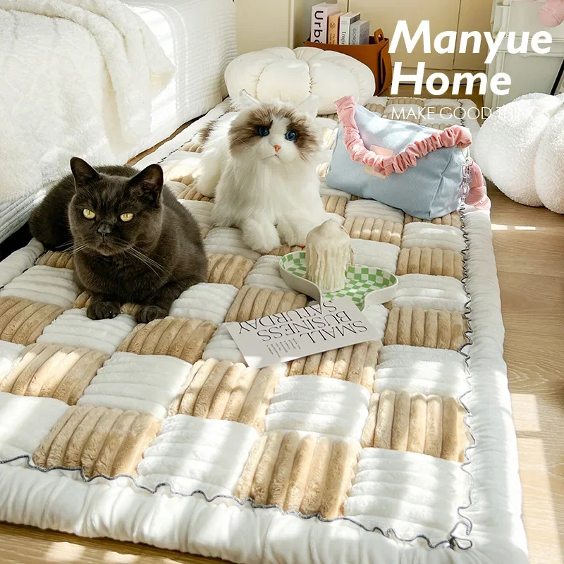 

Anti-slip Washable Cushion Sofa Cover Garden Protective Couch Cover Thicken Plush Dog Bed Mat Warm Pet Cat Scratchable Blanket