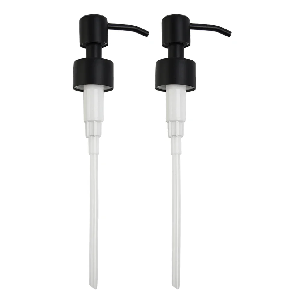 Soap Dispenser Pump Pump Head 11cm 1PC Anti-Corrosion Rust-Proof Silver/Black Stainless Steel Soap Dishe Bath Practical