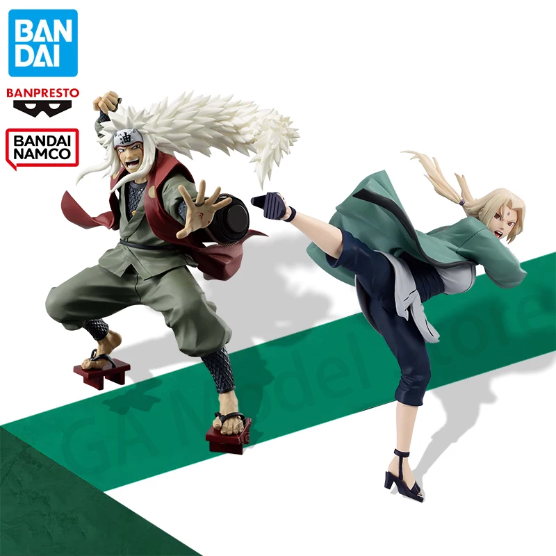 Bandai Original Anime Naruto Shippuden Banpresto Action Figure Colosseum JIRAIYA Hobby Statue Collection Model Toy Children Gift