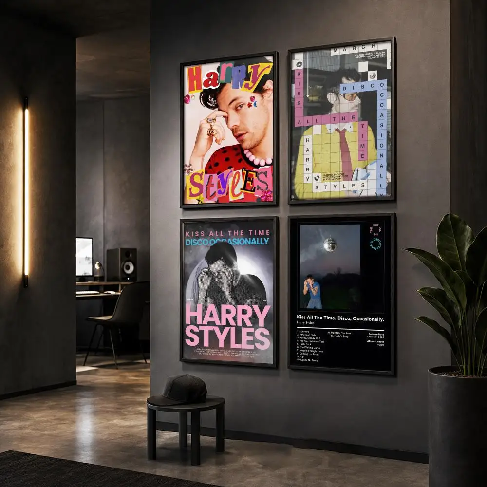 H-Harry Styles Rap Album Poster HD Wall Art Wall Stickers Home Living Room Bedroom Bar Office Decor Prints