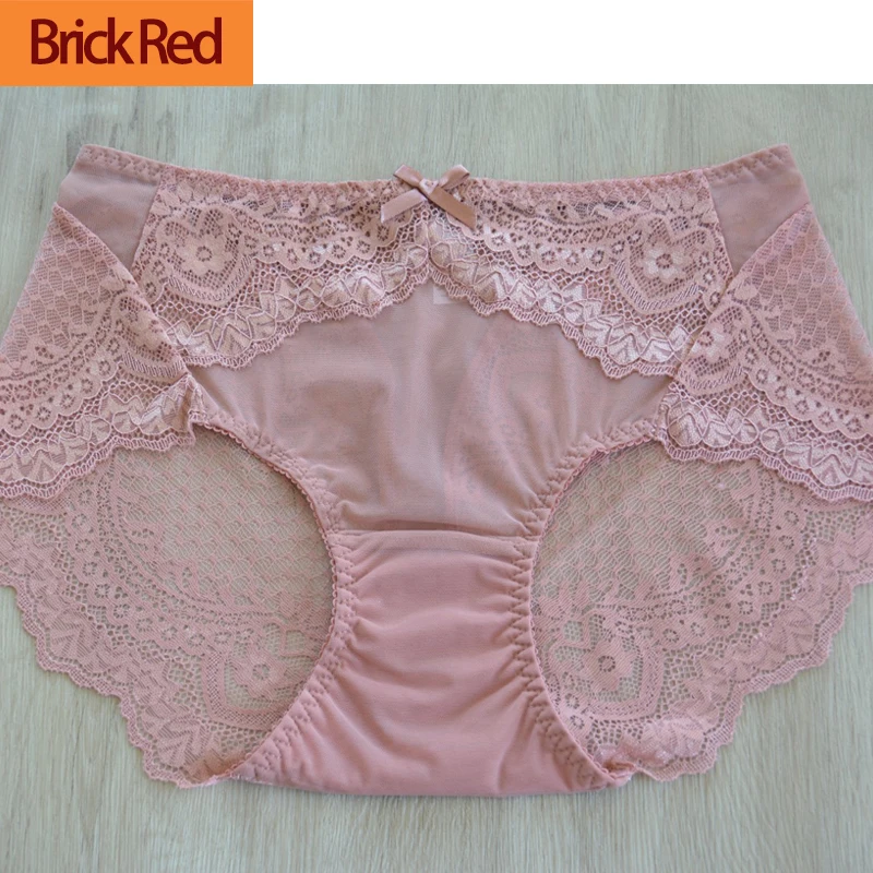 Briefs For Womens Lace Underpanties New underwear Underpanty 5pcs/lot Plus Size Lingerie large size Brief Female hipster