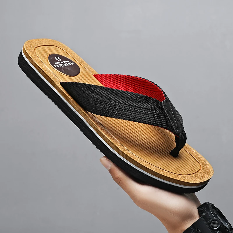 

Мужские пляжные сандалии, шлепанцы, мужские домашние уличные тапочки, летние пляжные тапочки, мужские сандалии из мягкой резины, летняя мужская обувь