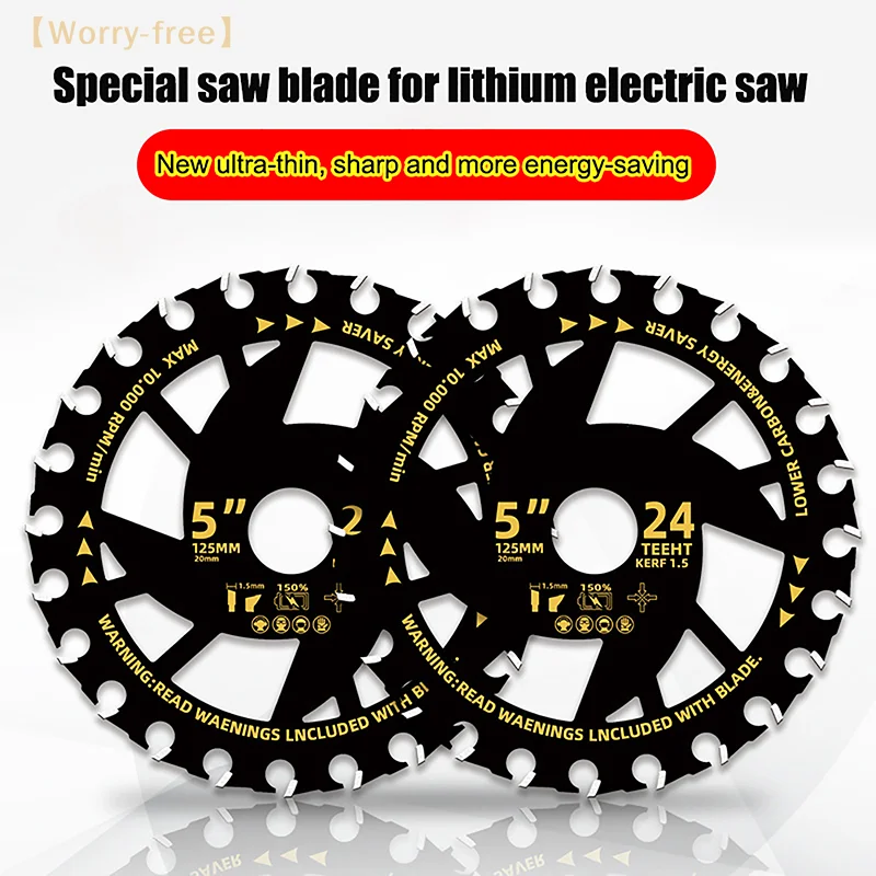 1 Pc Energy Saving Lithium Saw Blades Energy Efficient Lithium Wood Cutting Saw Blades Carpentry Specific Alloy Saw Blade