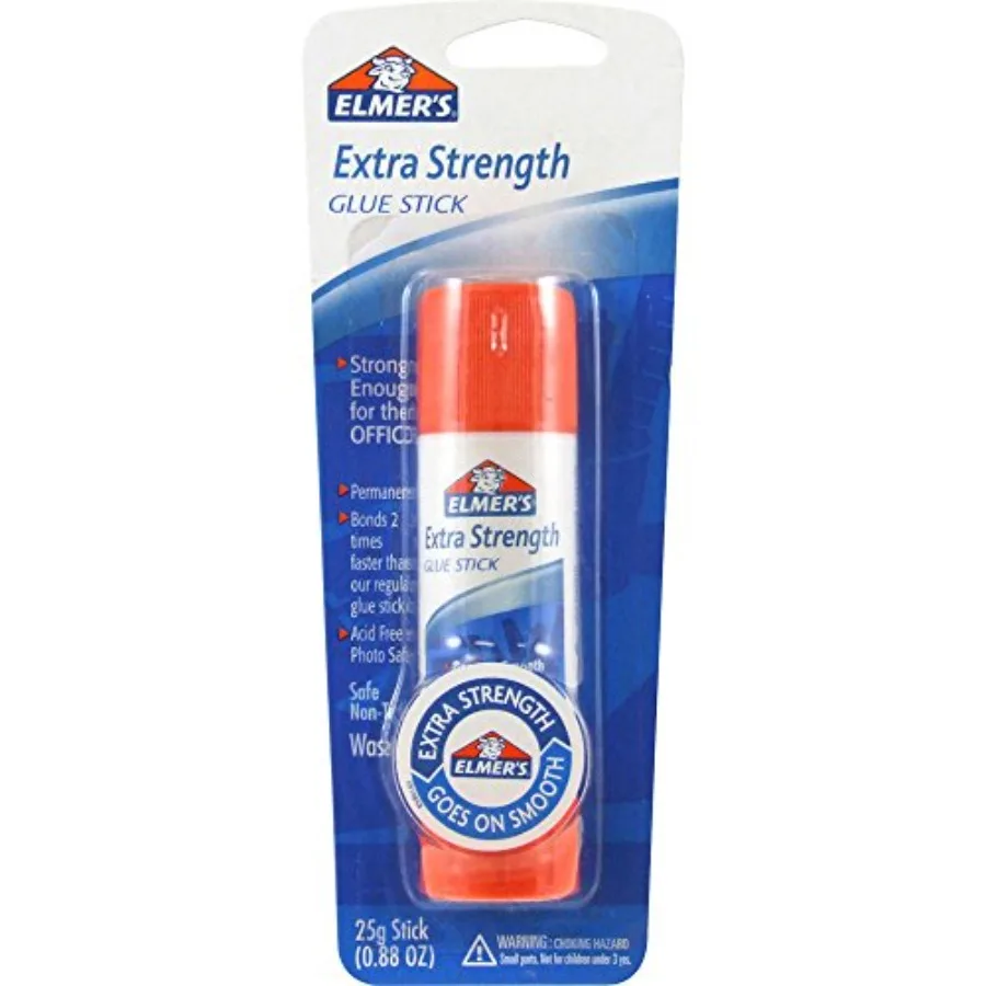 Extra Strength Glue Stick, 0.88 Ounces