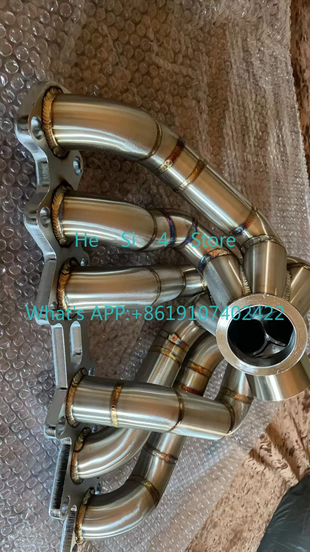 Modification is suitable for 2JZGTE 2JZGE to GT30 GT42 turbine turbine banana head coke V-Band interface, not black