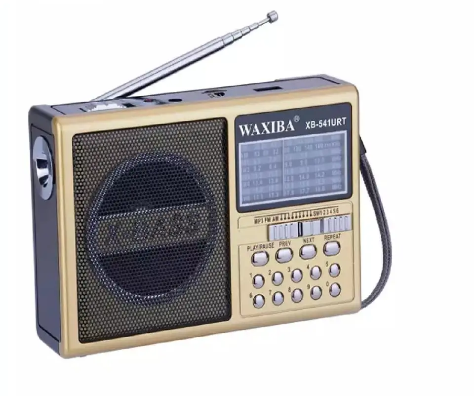 

Waxiba Xb-541urt High Quality Battery Powered Portable Led Am Fm Radio Receiver With Speakers