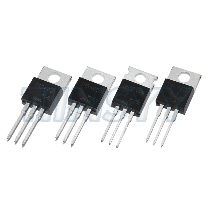 10pcs LM317T L7805 IRF640 IRF740 IRF840 IRFZ44N IRF3205 Transistor TO-220 Voltage Regulator L7805CV MOSFET IRF640N