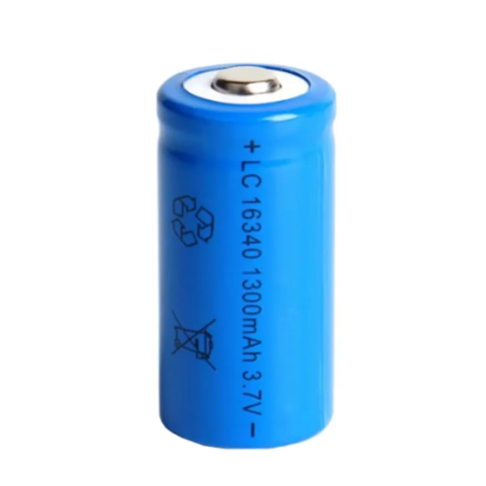 1-10PCS 3.7V 1300mAh 16340 CR123A Li-ion Rechargeable Batteries or charger For LED Flashlight Laser Pen For 16340 CR123A Battery