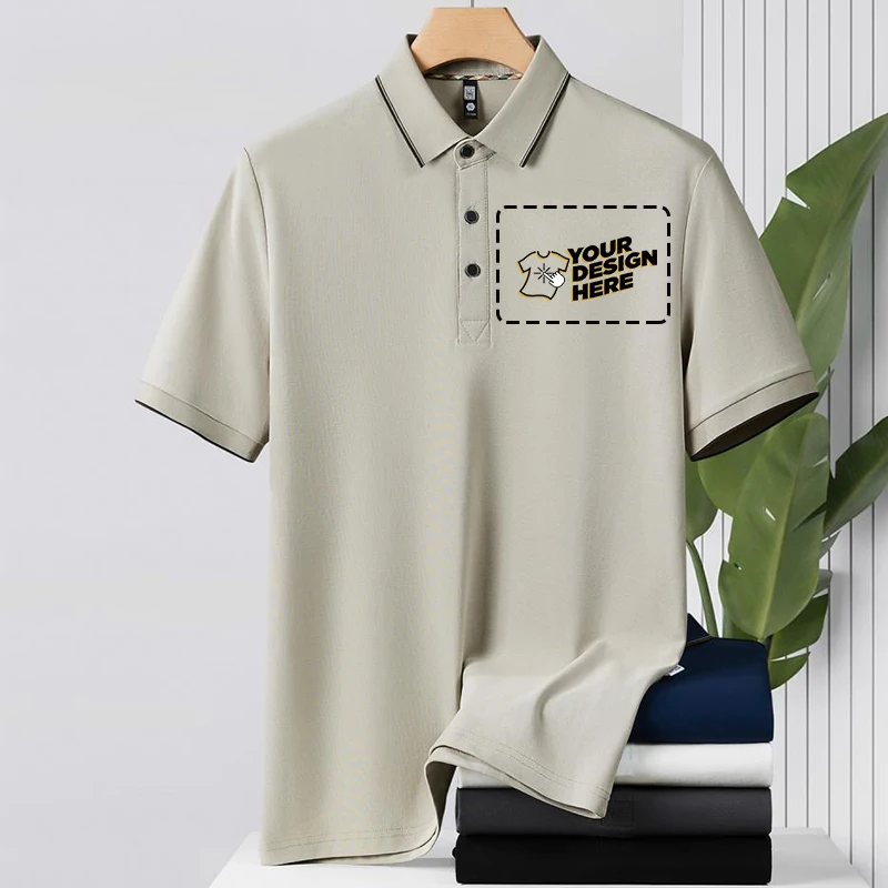 قميص بولو عالي الجودة - سعر أعلى قليلاً للحرف الرائعة - طباعة شعار مجاني (قطعة واحدة الحد الأدنى) - للجنسين