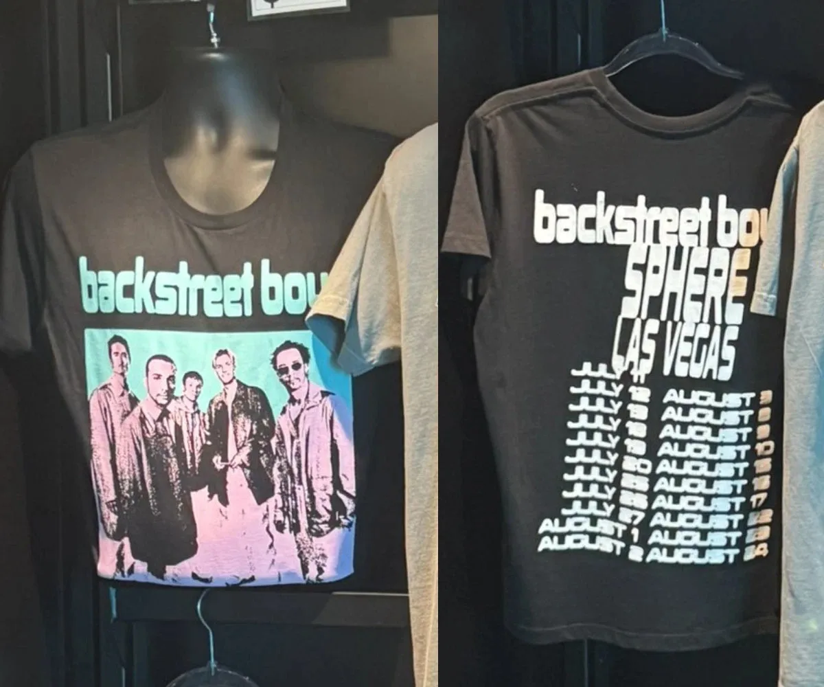 Backstreet Boys Merch At Sphere Las Vegas 2025 July August T-shirt