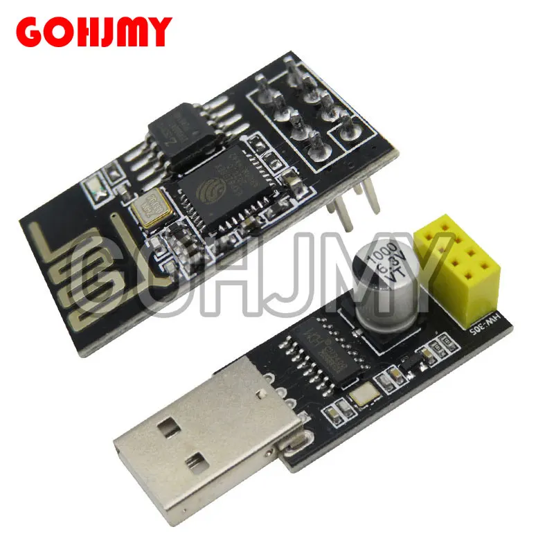 ESP01 Programmer Adapter UART GPIO0 ESP-01 Adaptater ESP8266 CH340G USB to ESP8266 Serial Wireless Wifi Developent Board Module