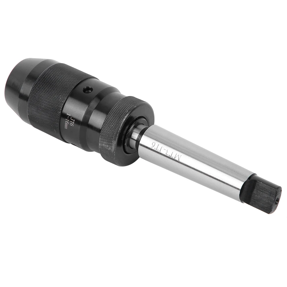 

MT3 JT6 1-16MM Self Tighten Drill Chuck Automatic Locking Keyless Drill Chuck Milling Machine Drill Chuck