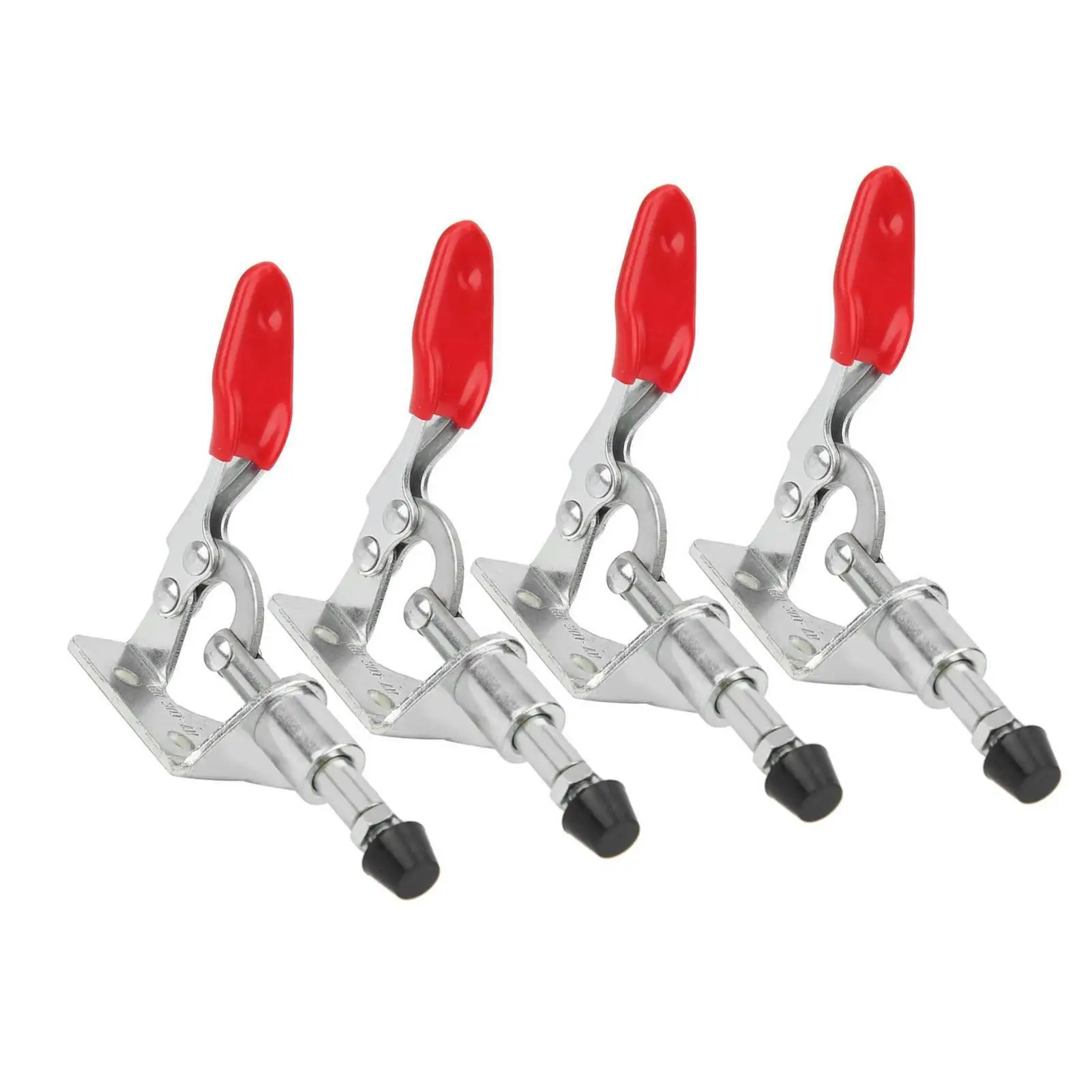 4Pcs Heavy-Duty Toggle Clamp Set - 45kg Load Capacity, Quick Release Hand Tool GH-301AM