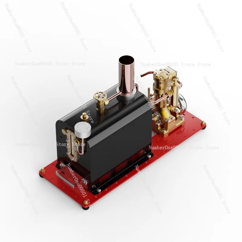 BL1K Steam Engine Boiler Model Kit Retro Working Steam Boat Power DIY Assembly Mechanical Gift