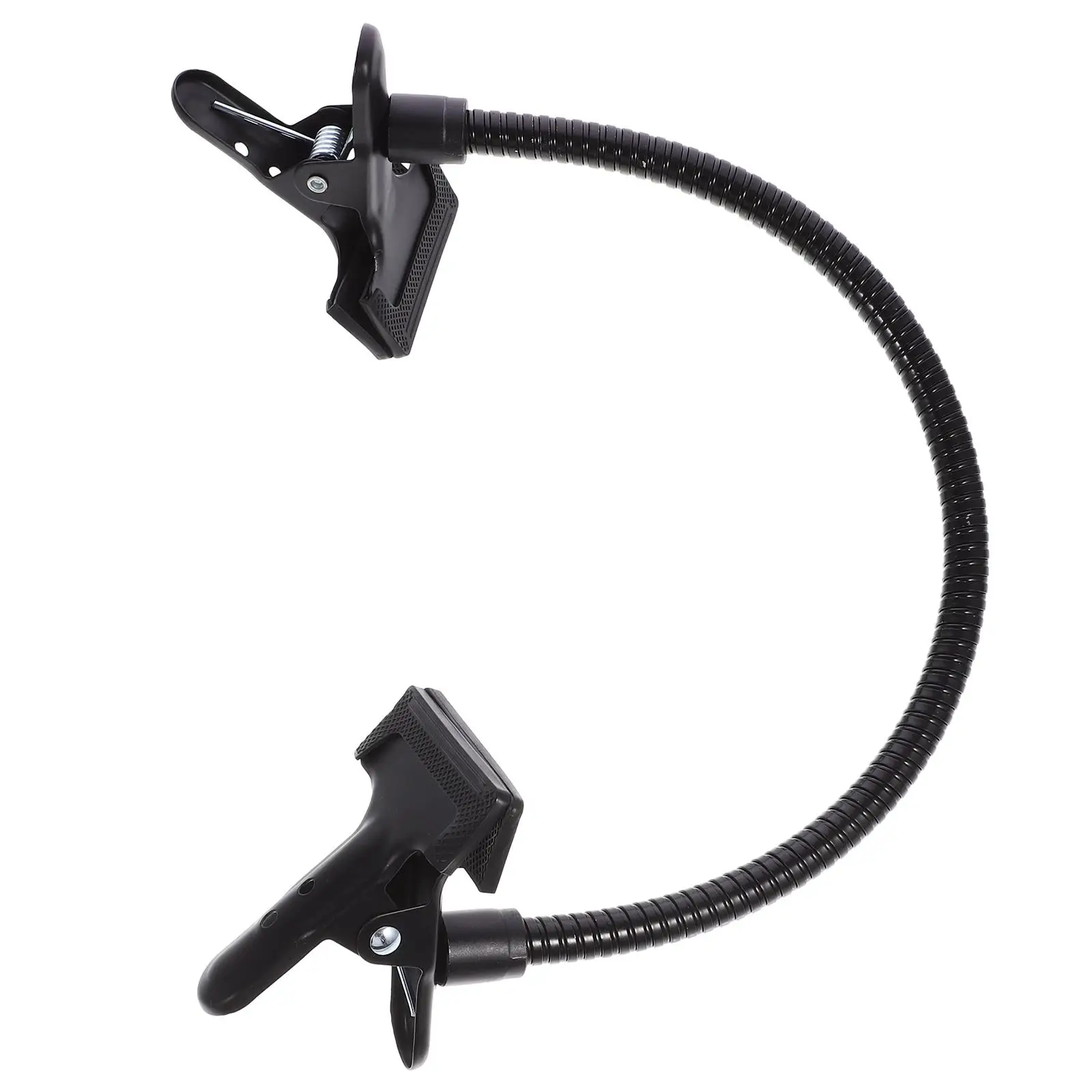 Double Metal Gooseneck Clamps Durable Flexible Tube Photo Lighting Stand Accessories Background Clip