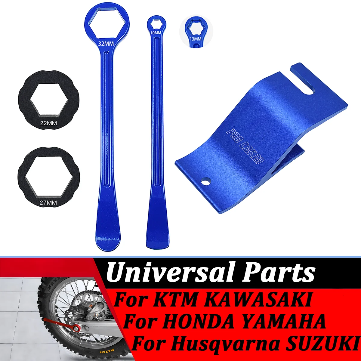 

For KTM XC XCW XCF XCWF SX SXF EXC EXCF Husqvarna 85-610 CC Motorcycle Tire Tool Lever Spoon Axle Wrench Tire Change