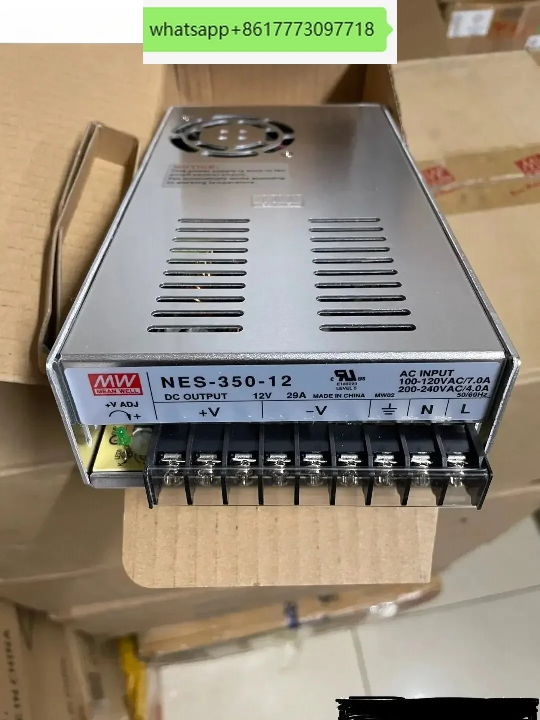

NES-350-12 350W NES-350-24 Power Supply NES-350-15 15V