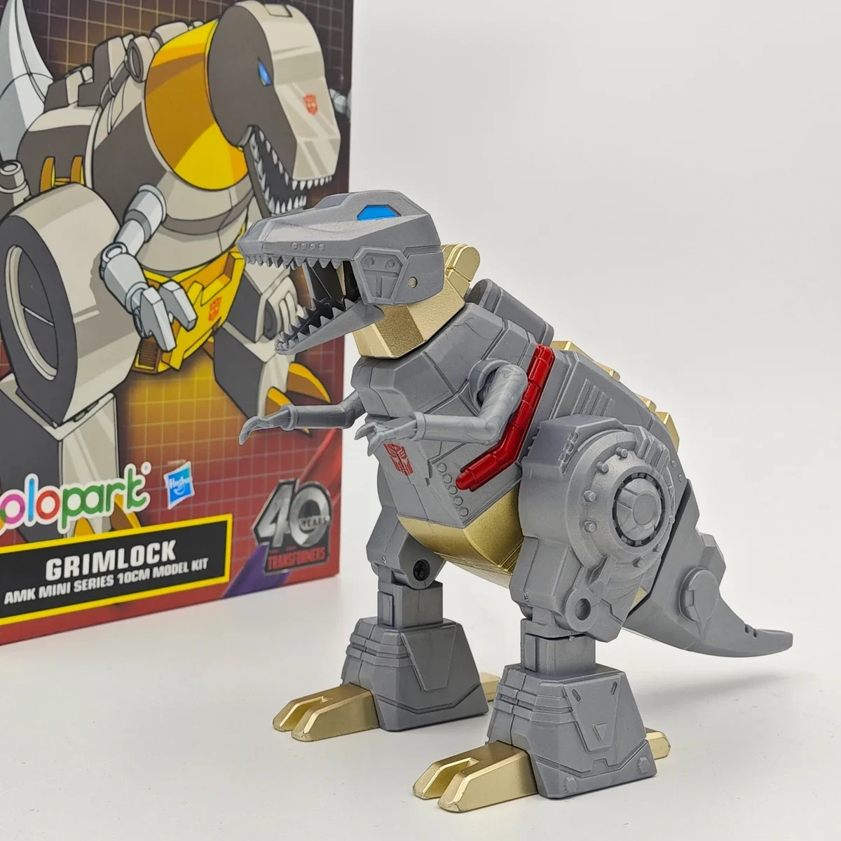 Auf Lager Transforming Toys Hasbro AMK Mini Series Boy Grimlock G1 Actionfiguren Spielzeugsammlung Geschenke