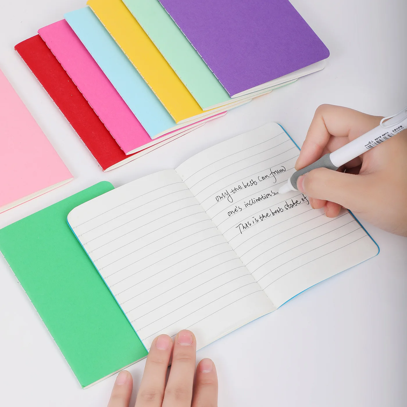 16/32/60 قطعة دفاتر خط أفقي صغير مجلة دفتر المفكرة الهدايا دفاتر الكتابة منصات مكتب اللوازم المدرسية #2