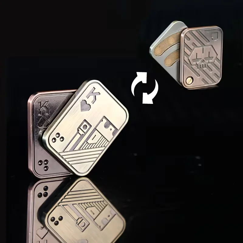 

Игрушка-слайдер для декомпрессии покера, металлическая игрушка-слайдер для покера для взрослых, подходит для игрушек для отдыха для взрослых