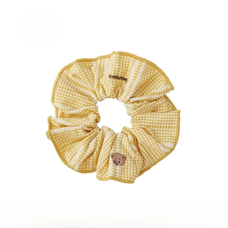 teenie-weenie-bearnova-women's-hair-ties-spring-new-commuter-wide-ribbed-hair-accories-faionable-hairba