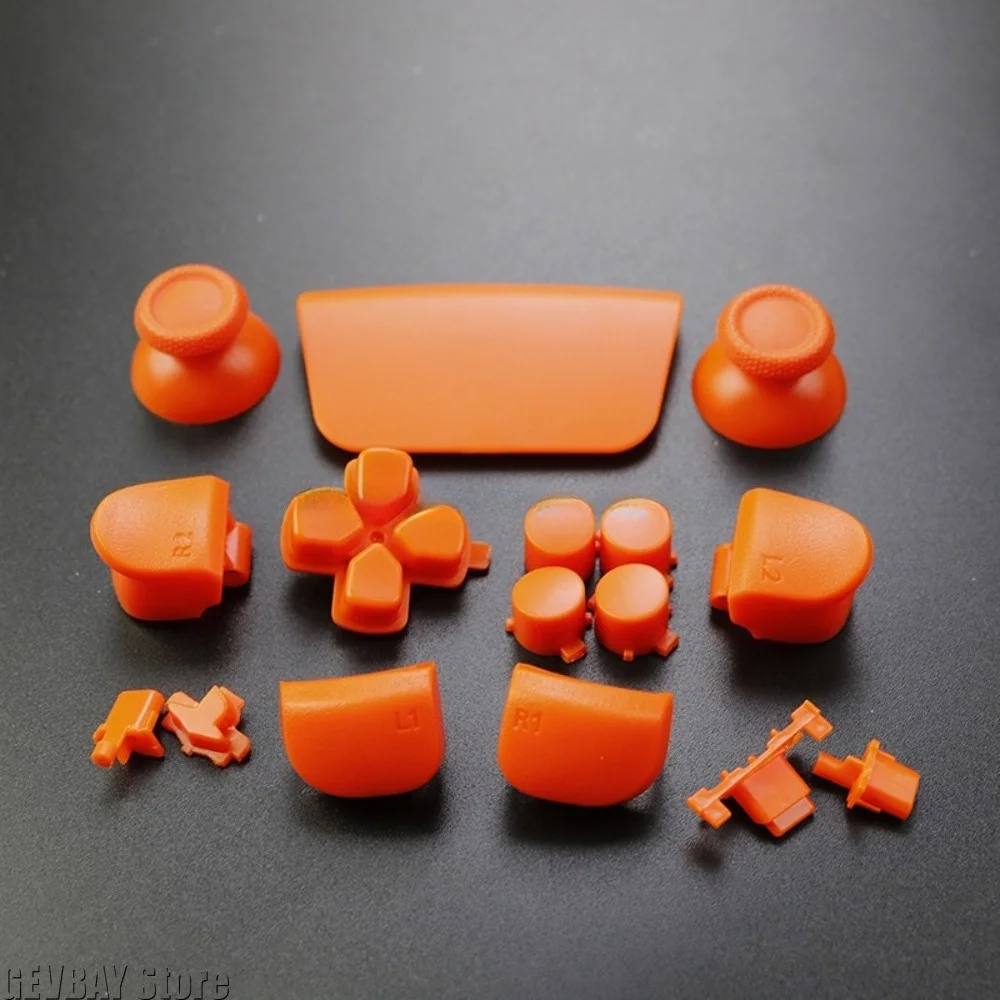 Game Controller Repair Kit for PS5 V2.0 BDM‑020,ABXY L2 R2 Buttons and Touch‑Pad Cover,Complete Replacement Spare Part Accessory