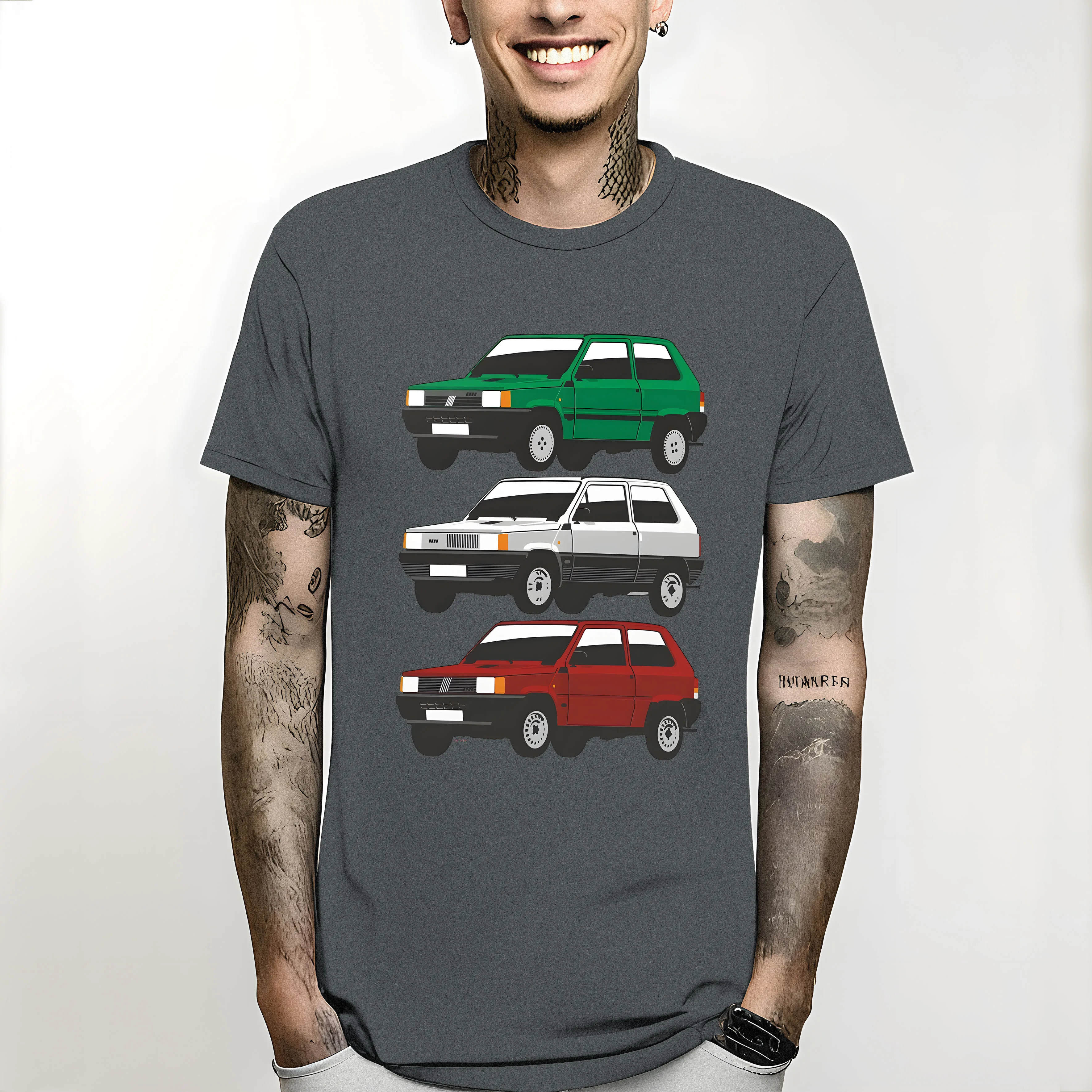 T-Shirt custom t shirts blondie t shirt black t-shirts for men Fiat Panda first generation Short Sleeve harajuku men clothing