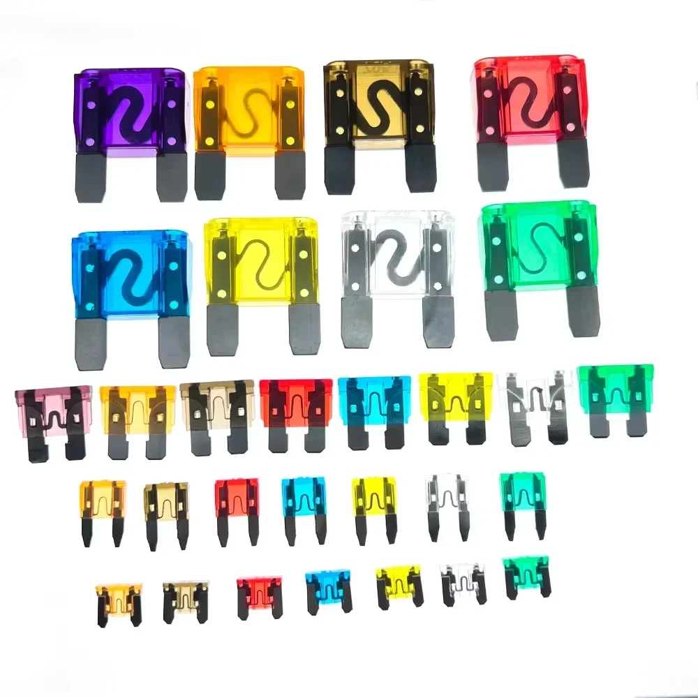 Fuses Standard Mini Micro 2 Car Fuse 2A 3A 5A 7.5A 10A 15A 20A 25A 30A 35A 40A Amp Clip Fuse Set for Car Truck Mini Small Medium