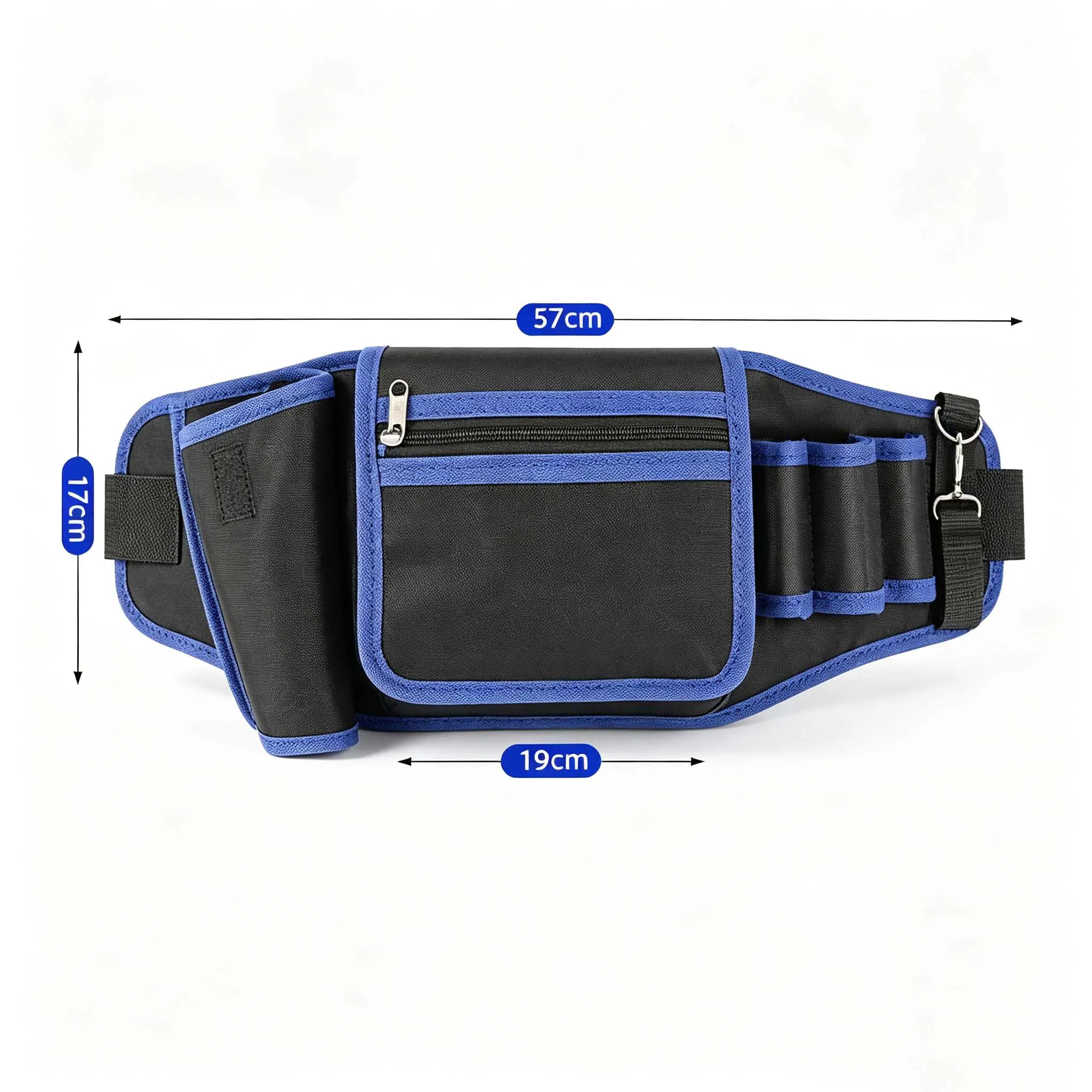 Electrician Specific Waist Bag with Drill Pouch Waterproof Oxford Material and Multi Slot Design for Daily Site Tasks