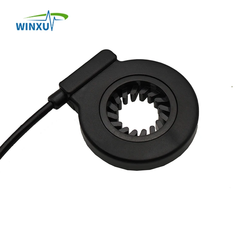 Dual Hall PAS pedał czujnik systemu 12 magnesów jeden kawałek wodoodporny uniwersalny E-rower akcesoria