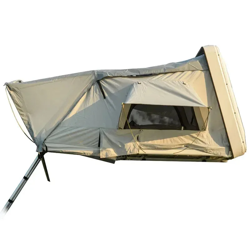 Factory Hot Selling High-Quality Waterproof Portable Car 4 Person Camping Truck Roof Top Tent Korea ABS Hard T