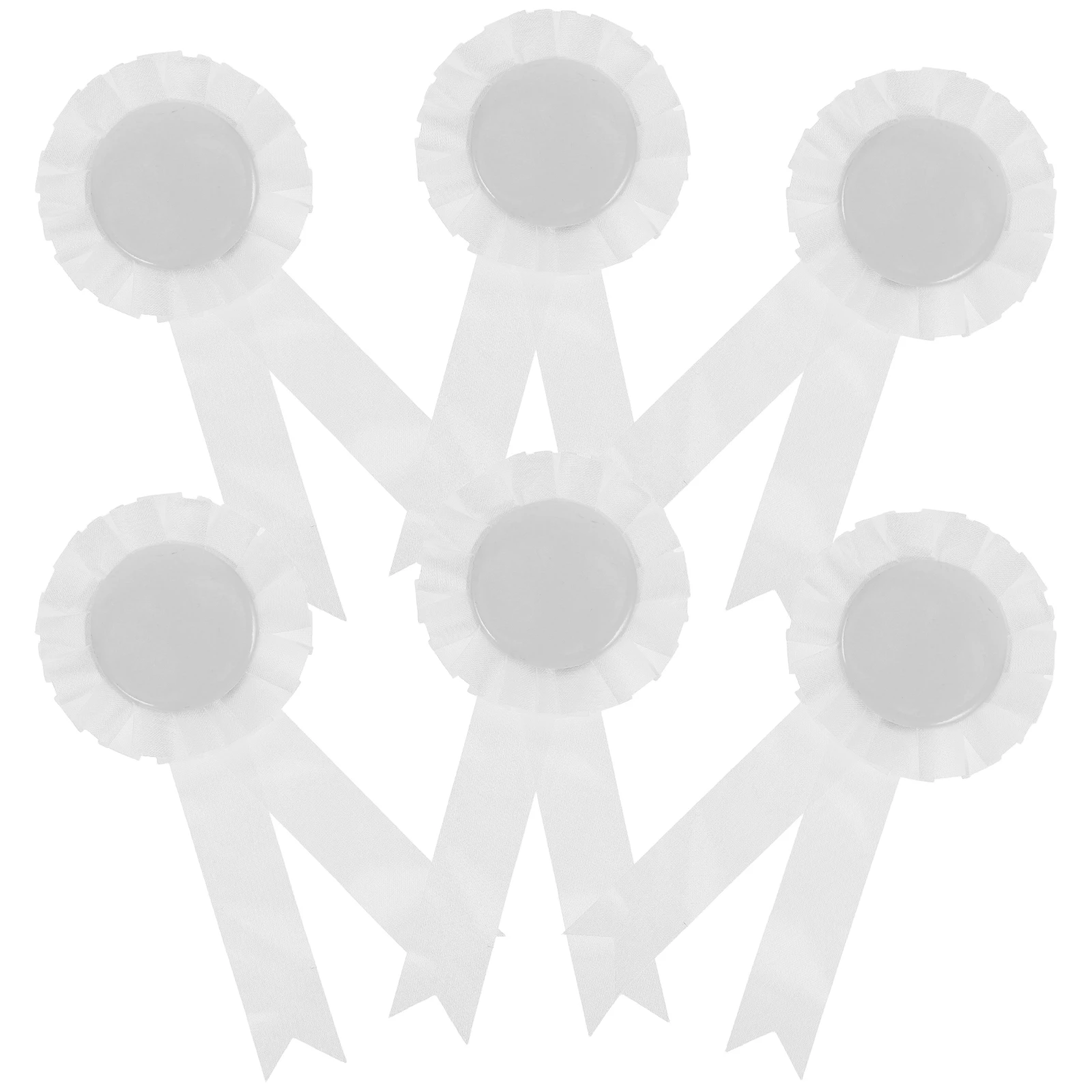 

6 Pcs Badges and Corsage Bridesmaid Pin Lapel Pins Cloth Accessories for Graduation Season