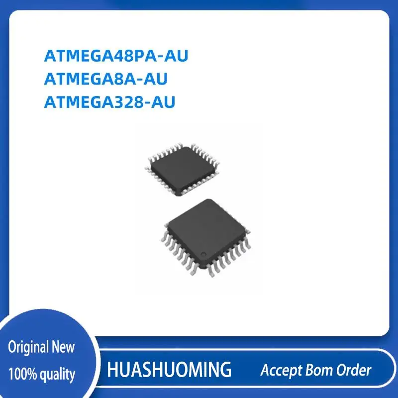 NEW 10Pcs/Lot  ATMEGA48PA-AU  ATMEGA48PA   ATMEGA8A-AU ATMEGA8A   ATMEGA328-AU   ATMEGA328 TQFP-32