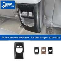 JIDIXIAN fit for Chevrolet Colorado for GMC Canyon 2014-2022 Car Interior Rear Row Cigar Lighter USB Panel Decoration Cover