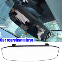 1 Pcs Universal Car Rearview Mirror Wide Angle Rear View Mirror HD Glass Assisting Anti Glare Large Vision Interior Monitor Auto